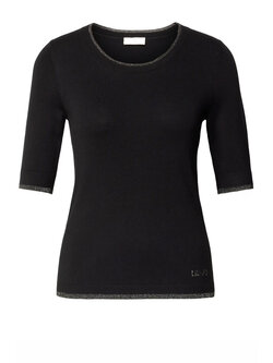 LIU JO Liu Jo basic knitwear top Zwart