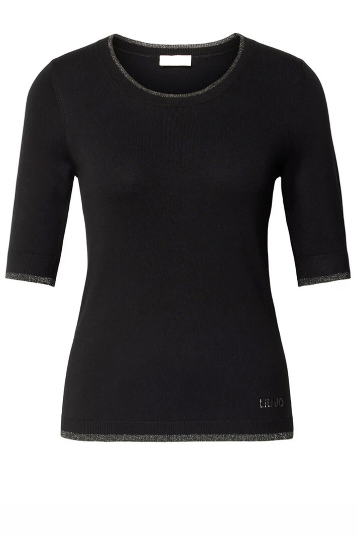 LIU JO Liu Jo basic knitwear top Zwart