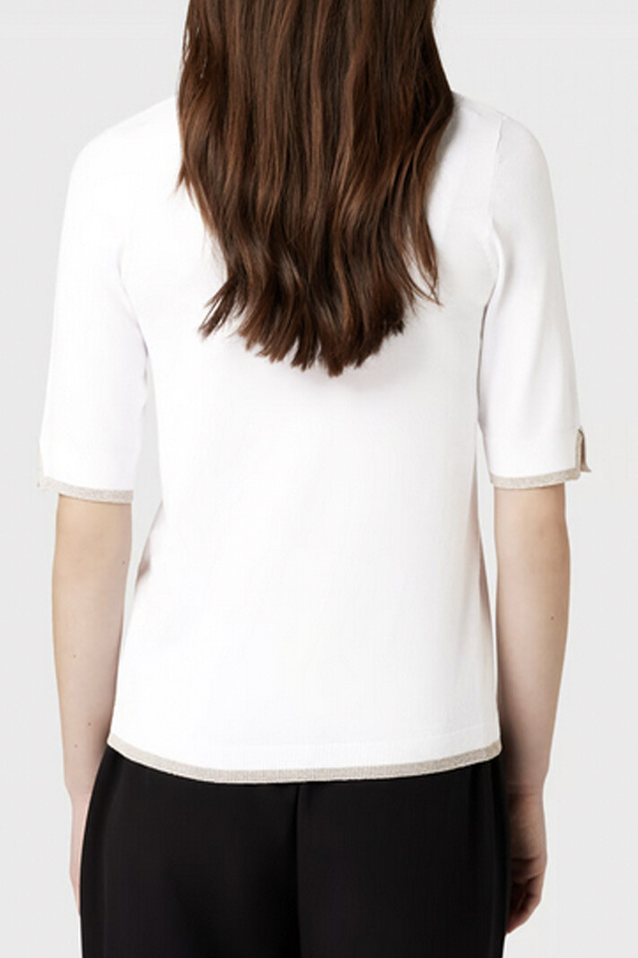 LIU JO Liu Jo basic knitwear top White