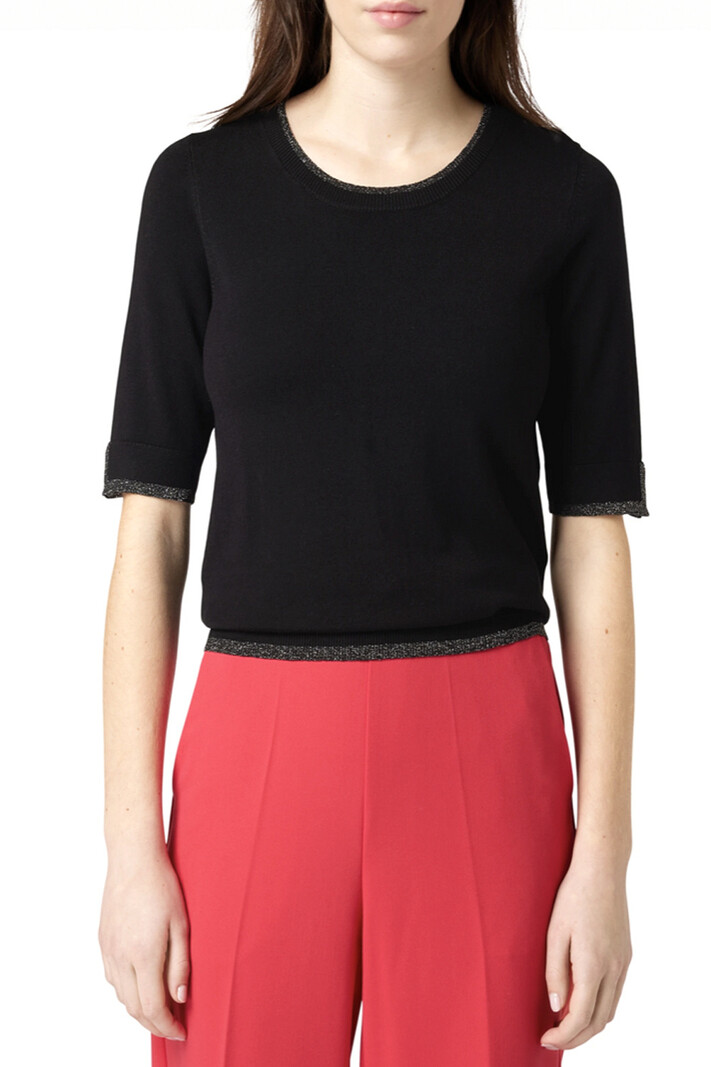 LIU JO Liu Jo basic knitwear top Zwart