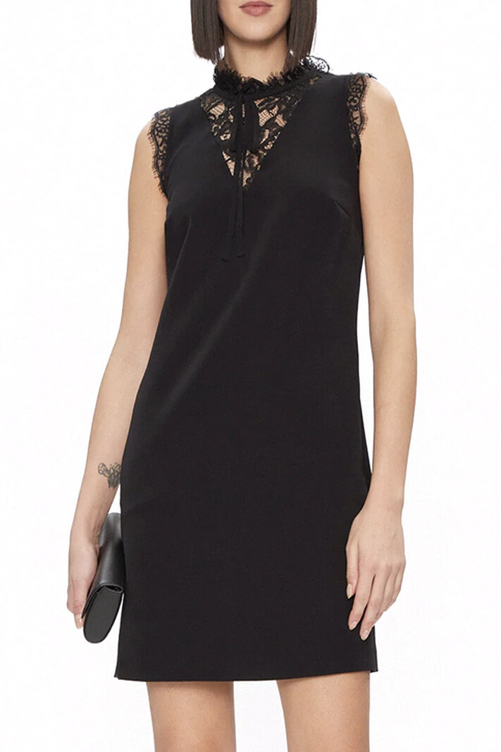 LIU JO Liu jo dress with lace details Black