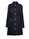 LIU JO Liu jo Trenchcoat met zilveren knopen navy Blauw (valt ruim uit)