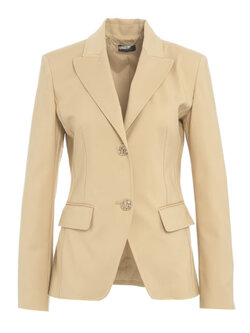 LIU JO Liu Jo colbert / blazer met gouden knopen Beige