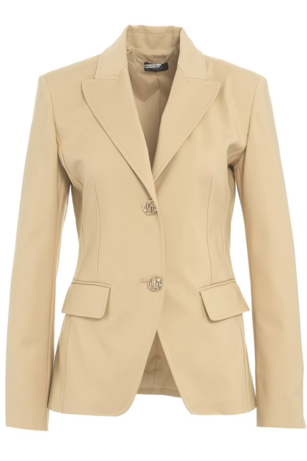 LIU JO Liu Jo colbert / blazer met gouden knopen Beige