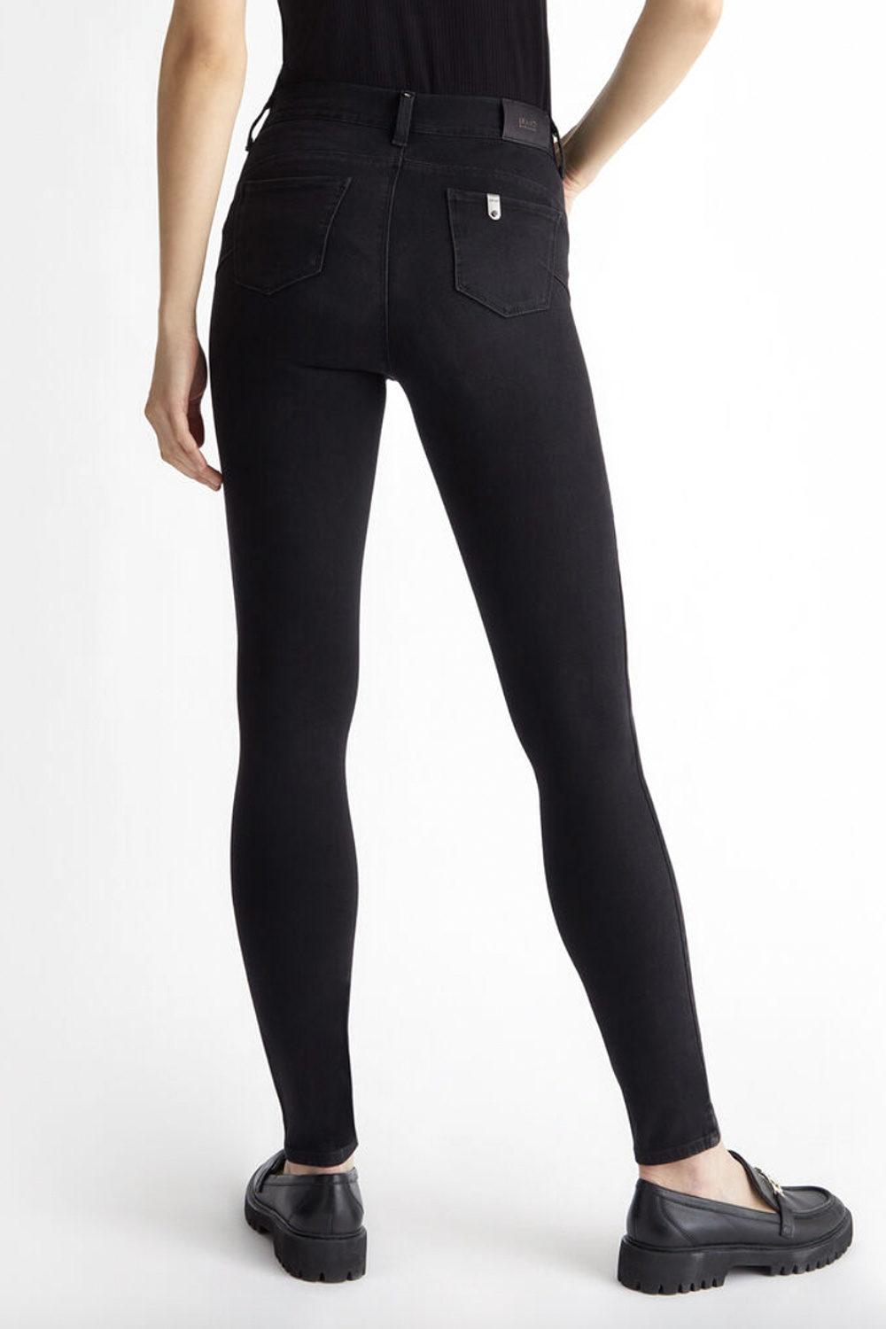 LIU JO Liu Jo stretch jeans denim black Amazing Zwart