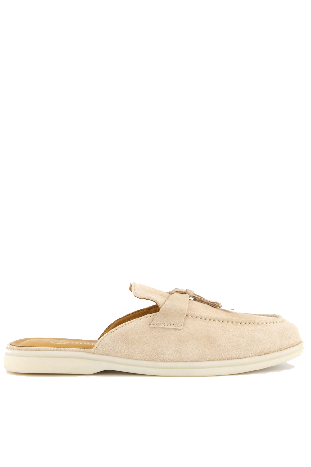 ATELIER VERDI Atelier Verdi Dames Julia loafer Genova / Beige (valt een halve maat kleiner uit)