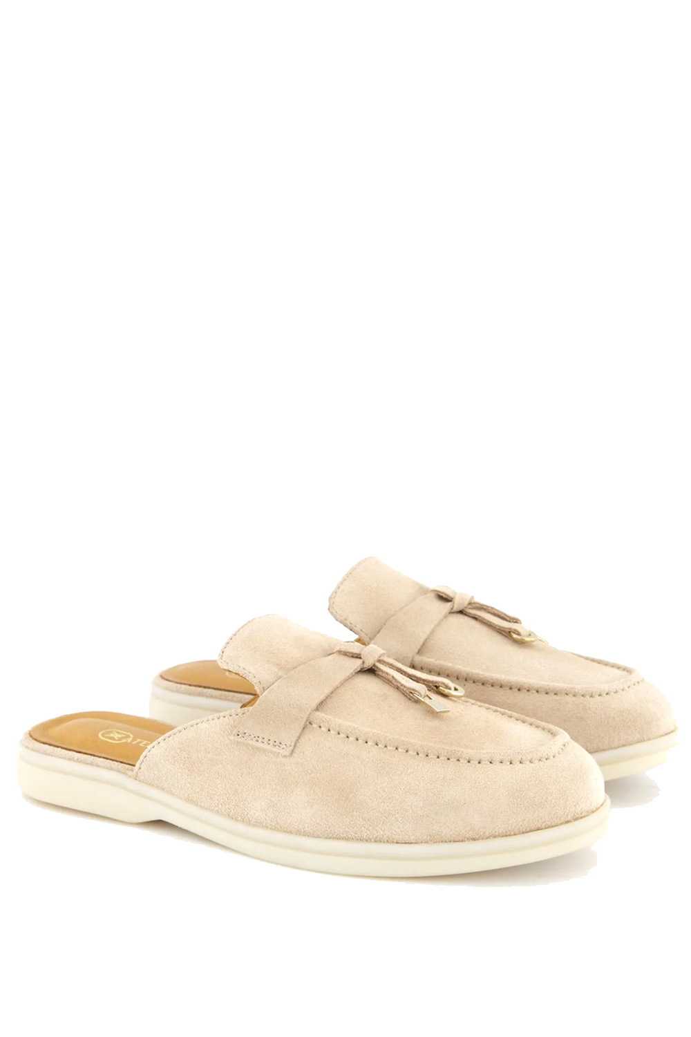 ATELIER VERDI Atelier Verdi Dames Julia loafer Genova / Beige (valt een halve maat kleiner uit)