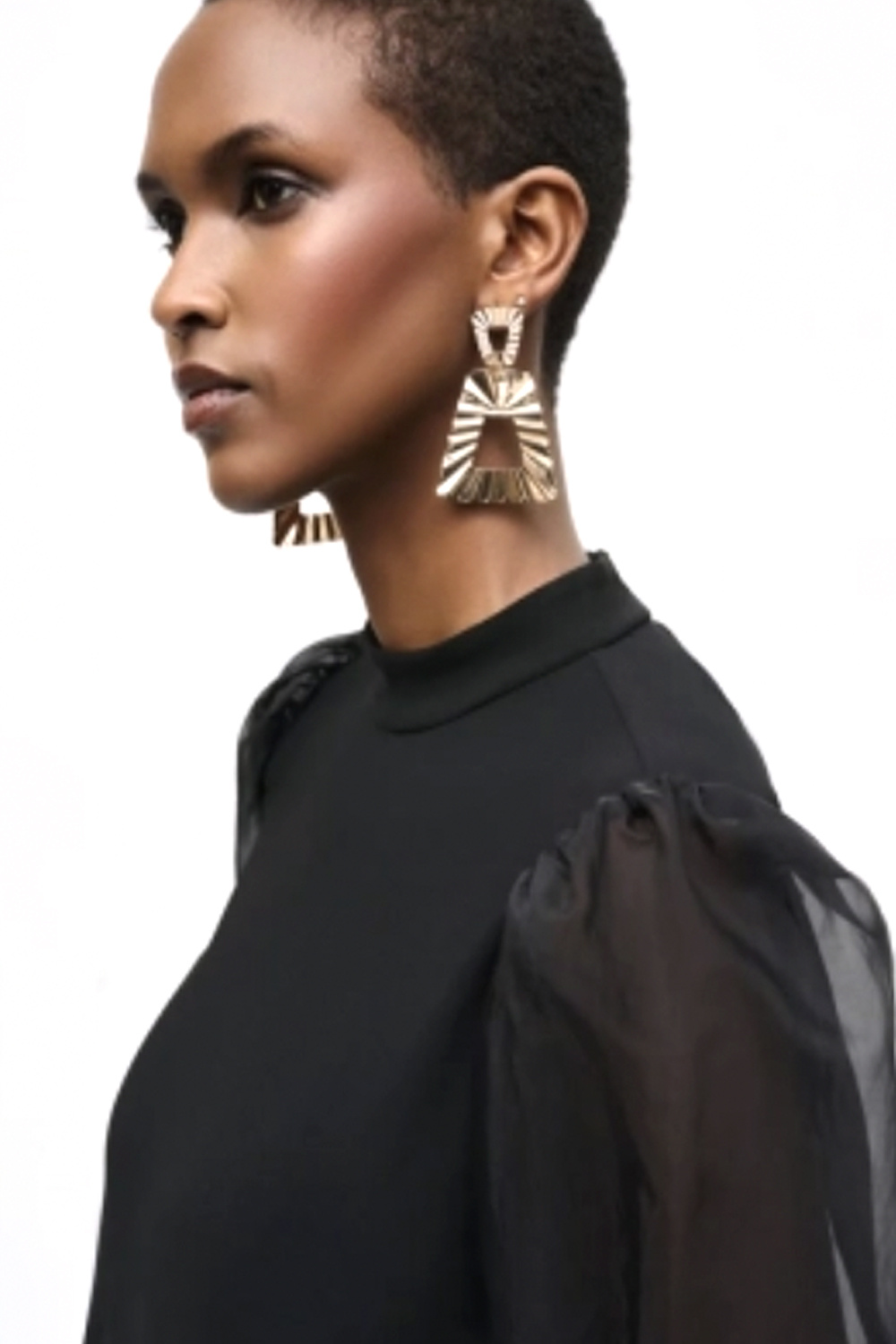 JOSEPH RIBKOFF Joseph Ribkoff top half long sleeve Black