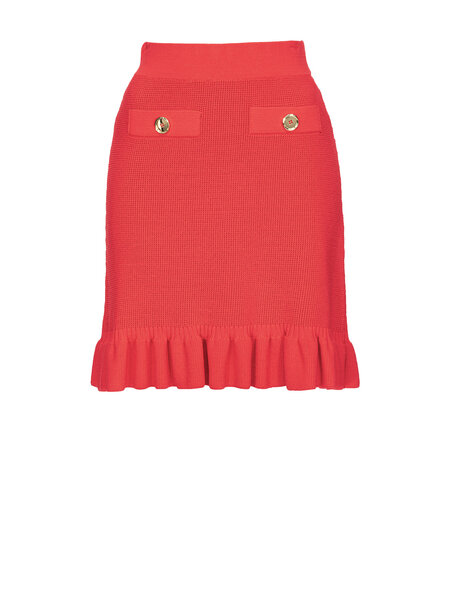 PINKO Pinko knitted skirt skirt Red