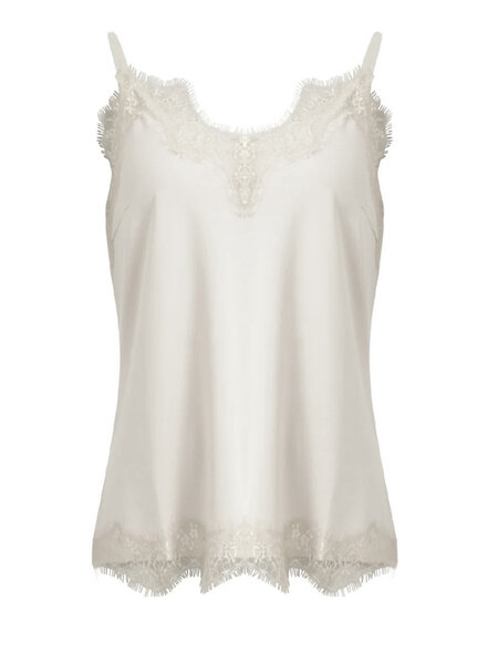 CC HEART CC Heart Rosie Lace top with lace Cream ( falls a little wide )