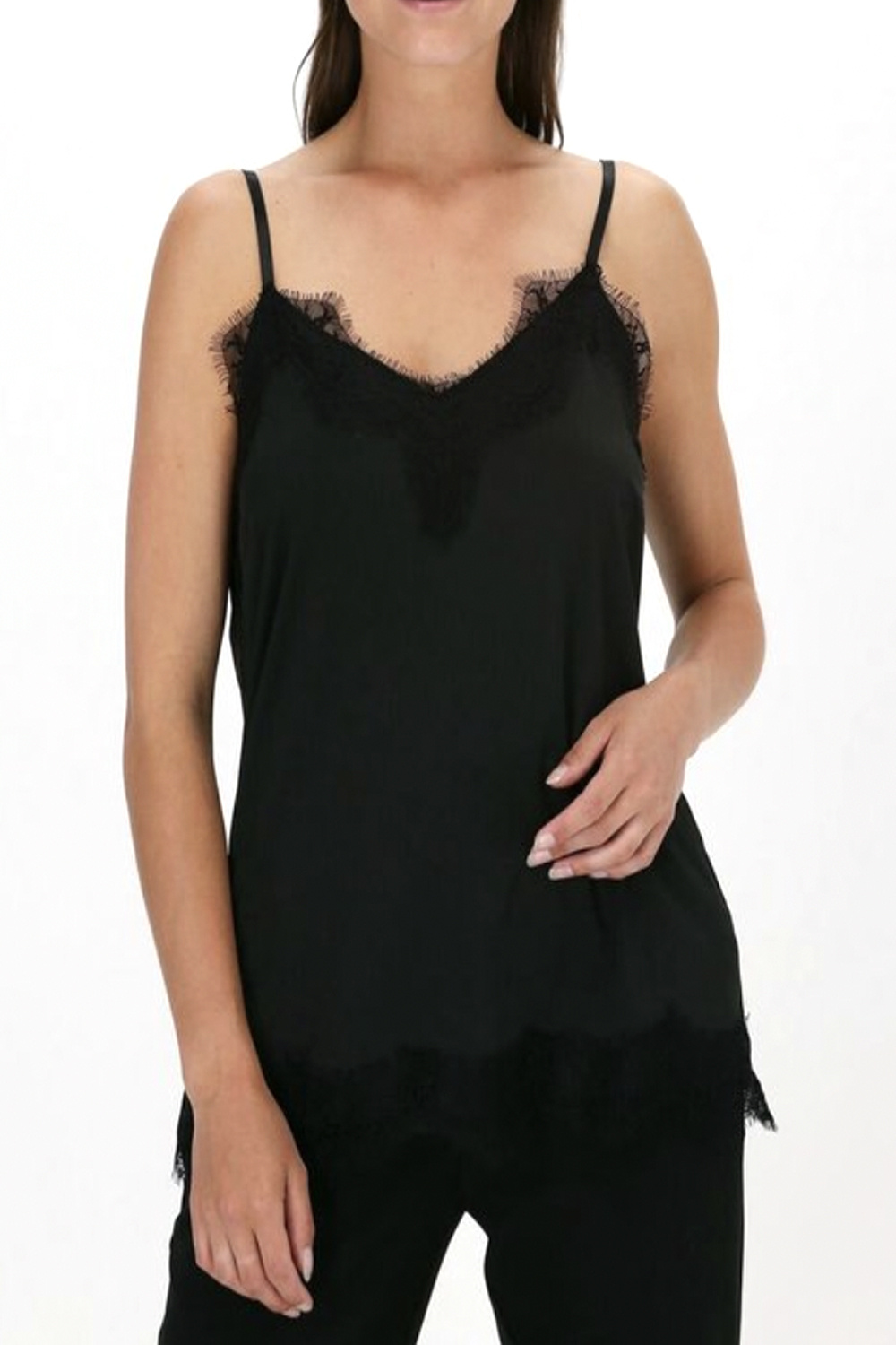 CC HEART CC Heart Rosie Lace top met kant Zwart ( valt beetje ruim uit )