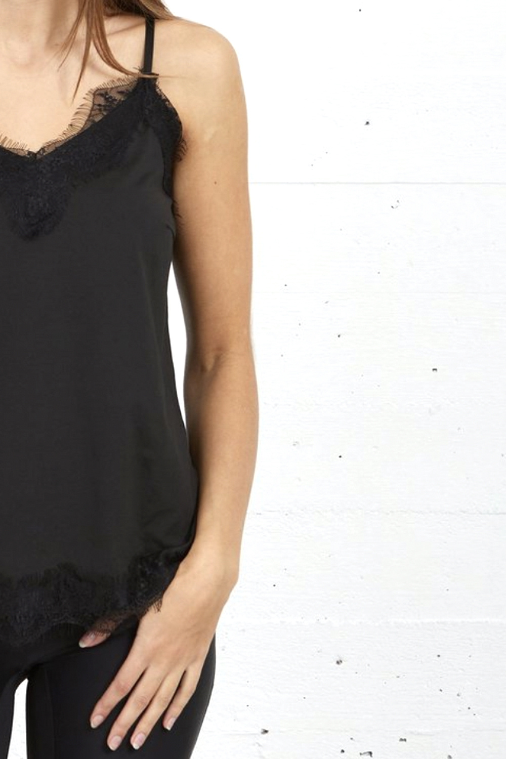 CC HEART CC Heart Rosie Lace top met kant Zwart ( valt beetje ruim uit )