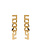 ELISABETTA FRANCHI Elisabetta Franchi earrings/earrings with jagged chains Gold