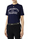 ELISABETTA FRANCHI Elisabetta Franchi tshirt met college logo Blauw