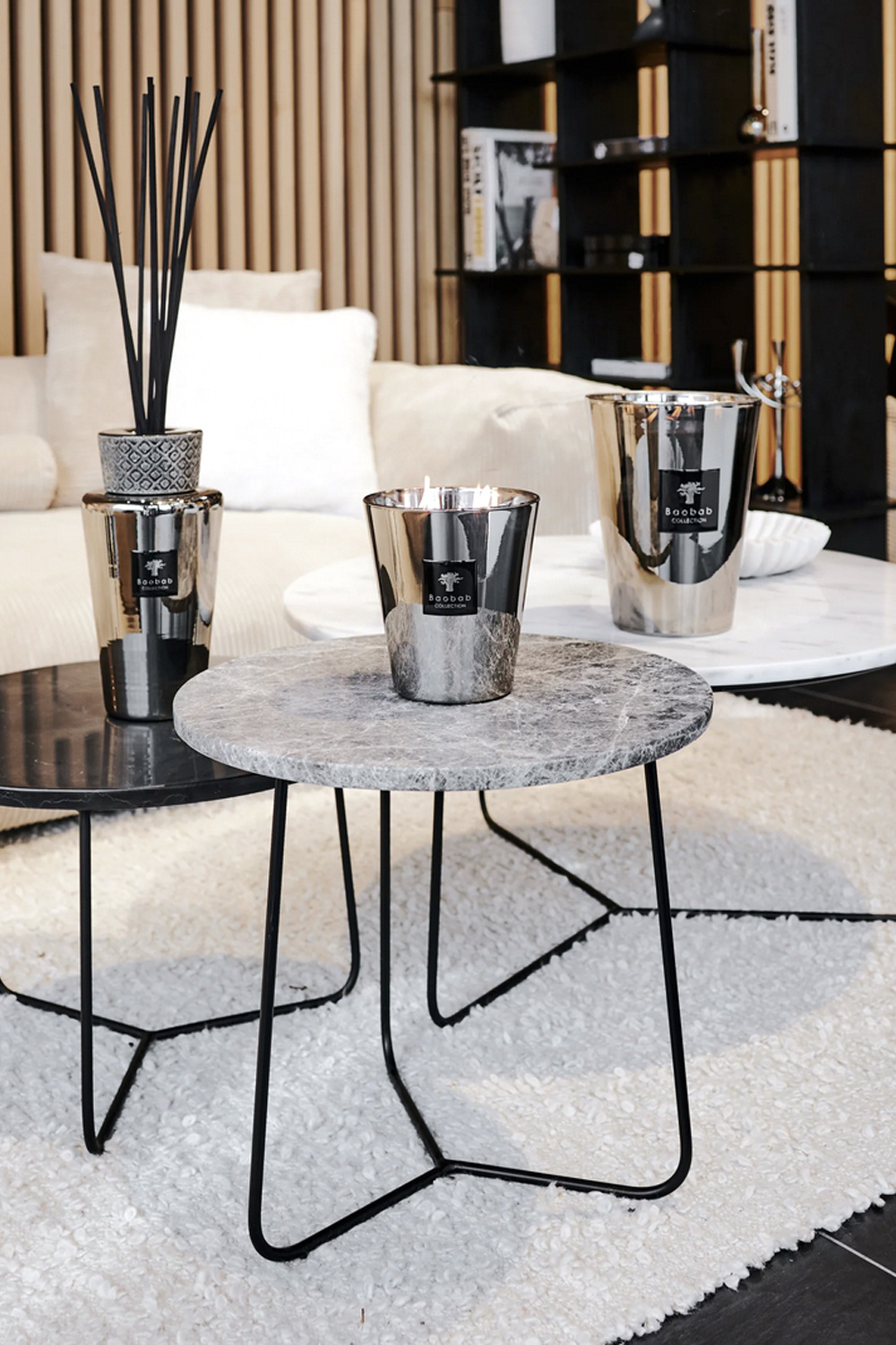 BAOBAB COLLECTION Baobab collection geurkaars Les Exclusives Platinum Max 10  (10 cm hoog)