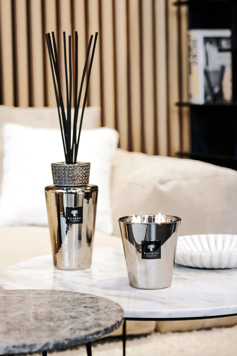 BAOBAB COLLECTION Baobab collection geurkaars Les Exclusives Platinum Max 10  (10 cm hoog)