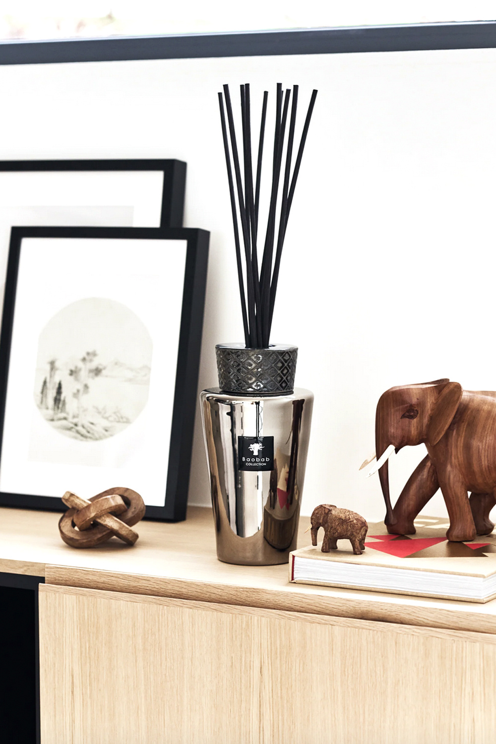 BAOBAB COLLECTION Baobab collection geurkaars Les Exclusives Platinum Max 10  (10 cm hoog)