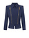 ELISABETTA FRANCHI Elisabetta Franchi colbert / jasje met peplum en ritssluiting Navy / Blauw