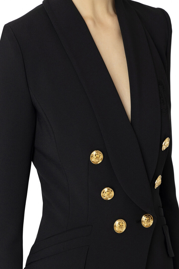 ELISABETTA FRANCHI Elisabetta Franchi colbert jas / blazer Zwart