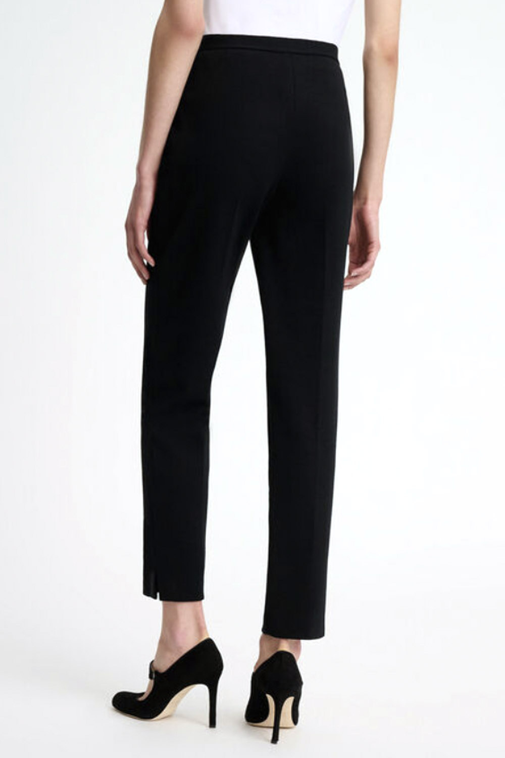 LUISA SPAGNOLI Luisa Spagnoli pantalon /  broek smalle pijp Zwart