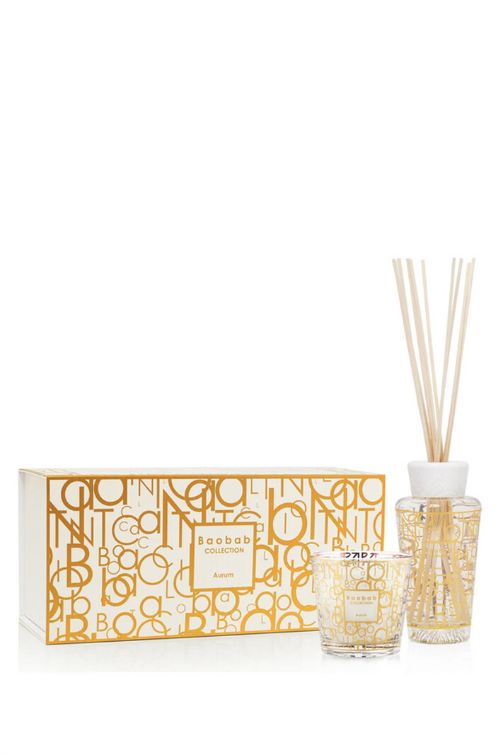 BAOBAB COLLECTION Baobab Collection gift box my first Baobab Les Exclusives Aurum ( kaars + diffuser )