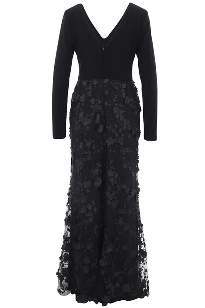 JOSEPH RIBKOFF Joseph Ribkoff Dress with embroidered flowers Black