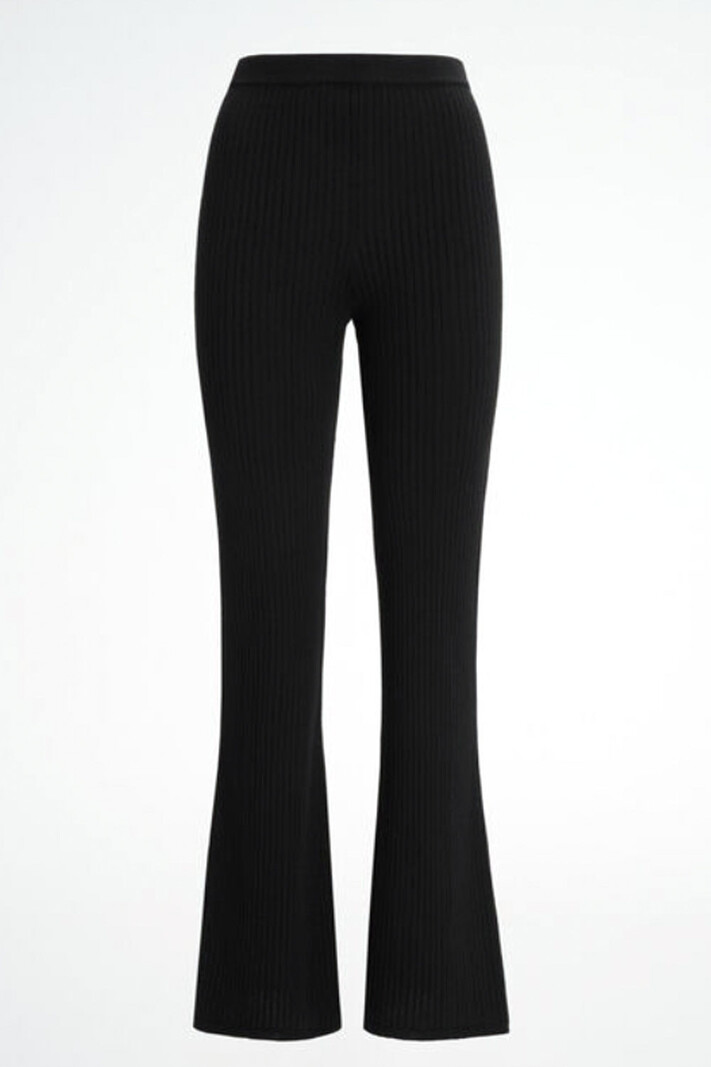 LUISA SPAGNOLI Luisa Spagnoli Molletta knitted pantalon Zwart