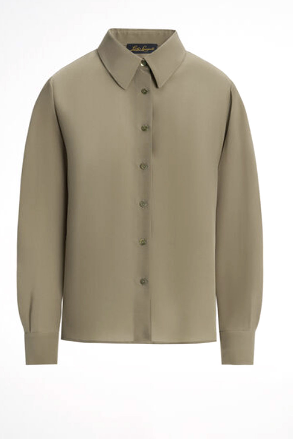 LUISA SPAGNOLI Luisa Spagnoli Limonaia silk blouse Green