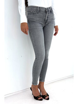 Z (S(UPER SALE Seven for all Mankind High waist Skinny crop Grey / Grijs