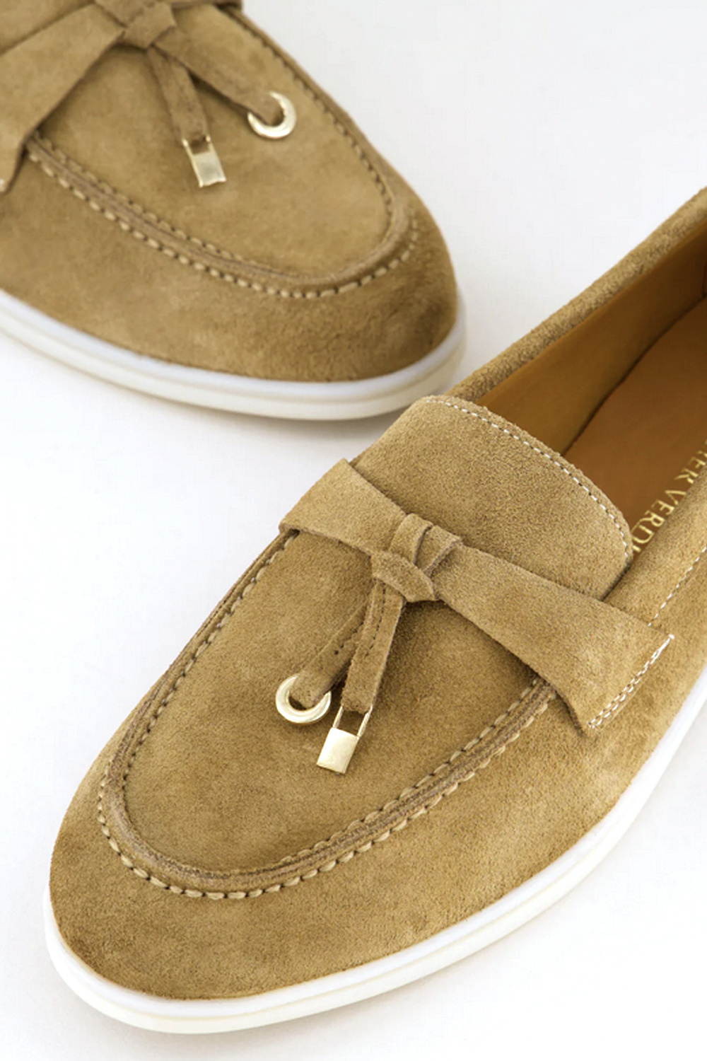 ATELIER VERDI Atelier Verdi AVWL01-Rome Nina Loafer Rome DARK BEIGE