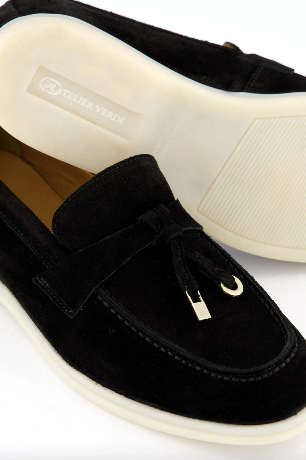 ATELIER VERDI Atelier Verdi AVWL01-Black Nina Loafer Black / BLACK