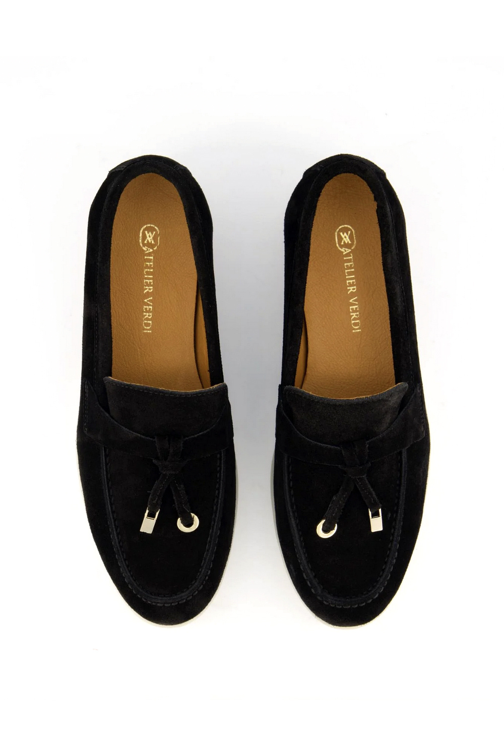 ATELIER VERDI Atelier Verdi AVWL01-Black Nina Loafer Black / BLACK