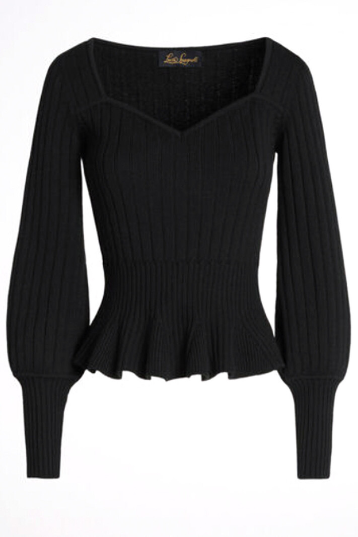 LUISA SPAGNOLI Luisa Spagnoli Merlato sweater BLACK 058426_16390000_merlato