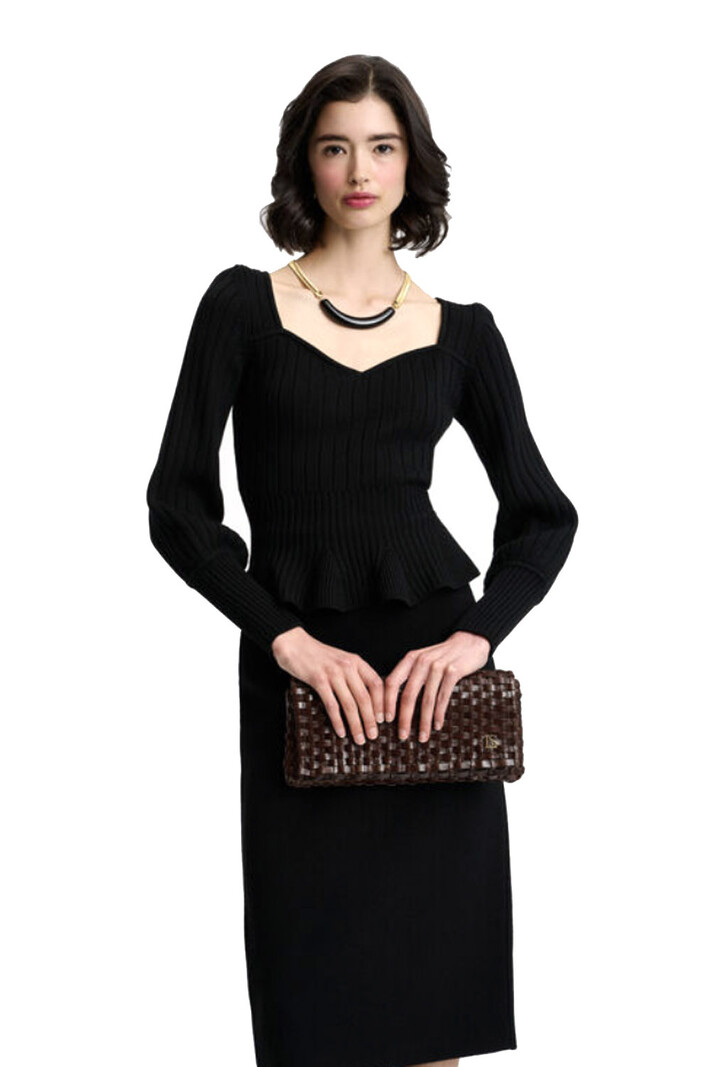 LUISA SPAGNOLI Luisa Spagnoli Merlato sweater BLACK 058426_16390000_merlato