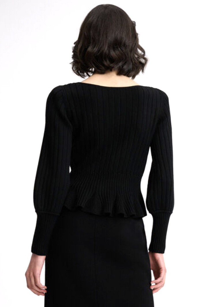 LUISA SPAGNOLI Luisa Spagnoli Merlato sweater BLACK 058426_16390000_merlato