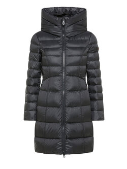 PEUTEREY Peuterey LEVARIA MQN 02 winterjas met muts ZWART ( valt een maat kleiner uit)