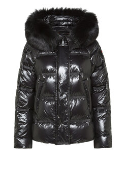 PEUTEREY Peuterey Takan winter coat with fur lacquer BLACK