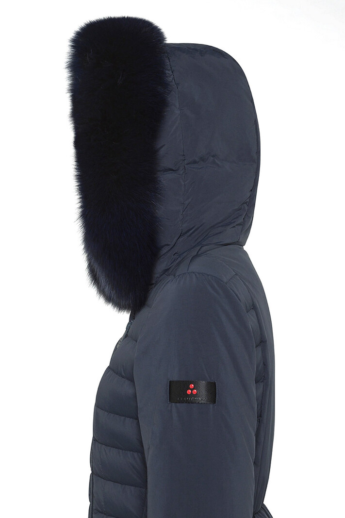 PEUTEREY Peuterey Seriola ml 04 Fur getailleerde winterjas met fur donker BLAUW