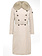 PEUTEREY Peuterey lange gevoerde trenchcoat met fur BEIGE