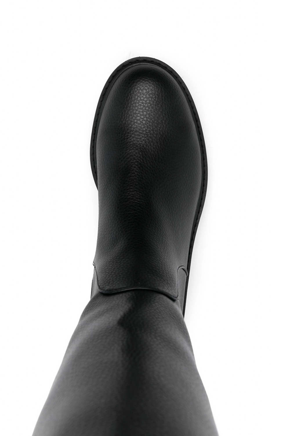 TWINSET Twinset overknee leather boot BLACK