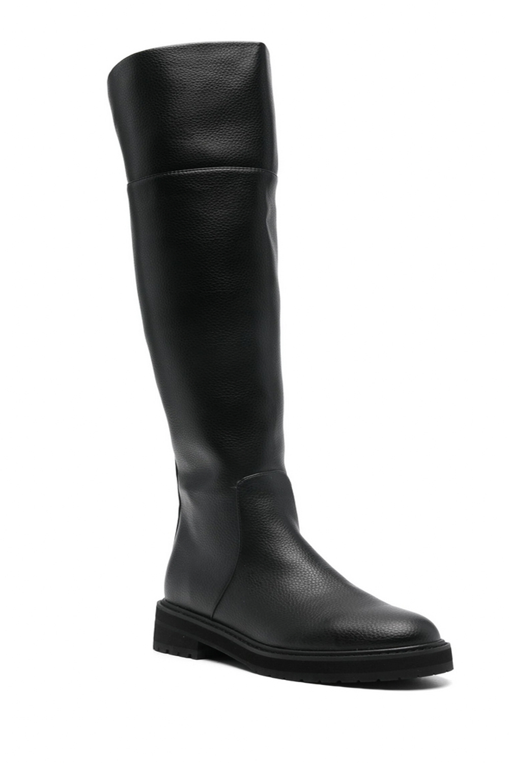 TWINSET Twinset overknee leather boot BLACK