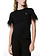 TWINSET Twinset tshirt with feathers BLACK