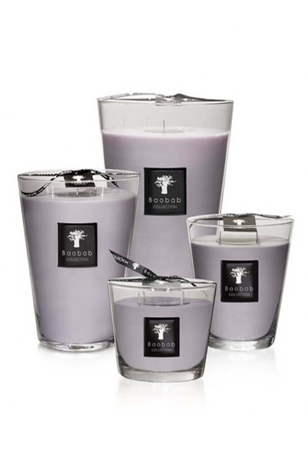 BAOBAB COLLECTION Baobab collection geurkaars All seasons White Rino GRIJS Max 24 ( 24 cm)