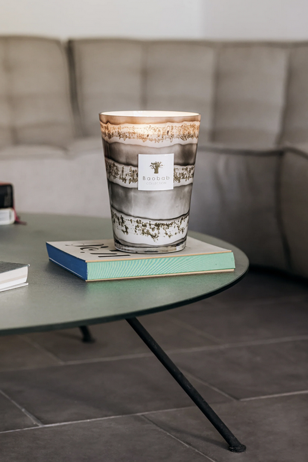 BAOBAB COLLECTION Baobab collection geurkaars Sand Atacama Max 10 ( 10 cm )