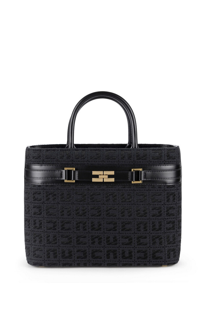 ELISABETTA FRANCHI Elisabetta Franchi shopper / tas  met gouden slotje Zwart bs07a47e2