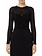 ELISABETTA FRANCHI Elisabetta Franchi body in chevron print Black BK64B46E2
