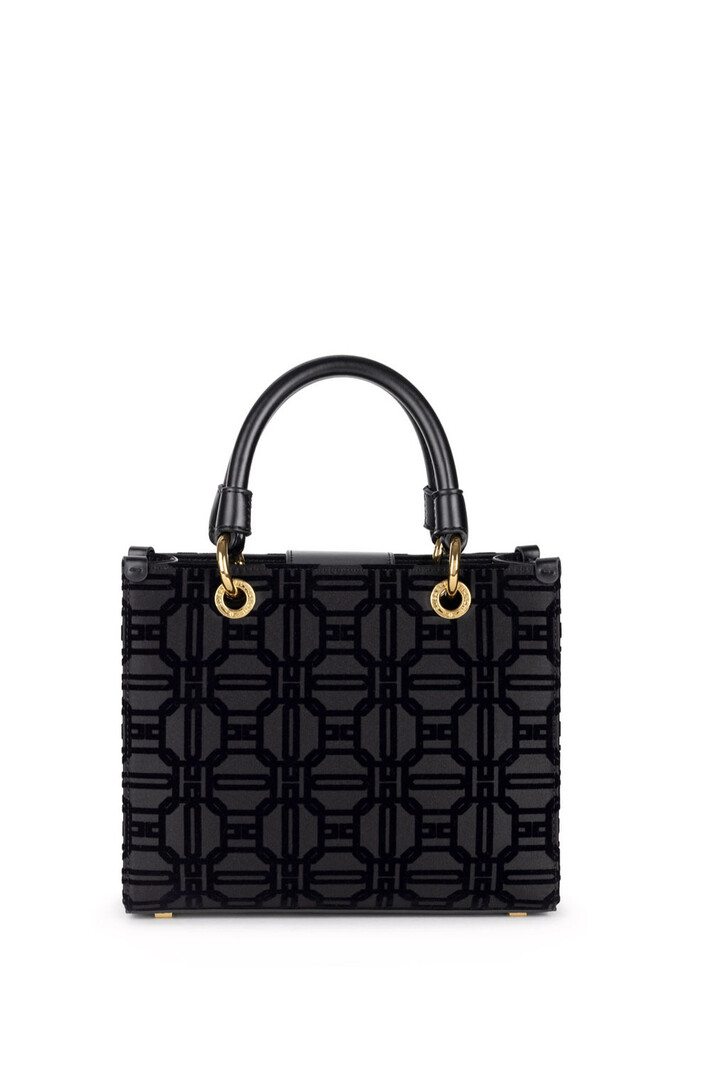 ELISABETTA FRANCHI Elisabetta Franchi shopper, tas met bedeltjes / charms ZWART BS58A47E2