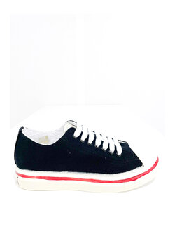 MARNI Marni sneakers met room witte zool en rode rand donker BLAUW