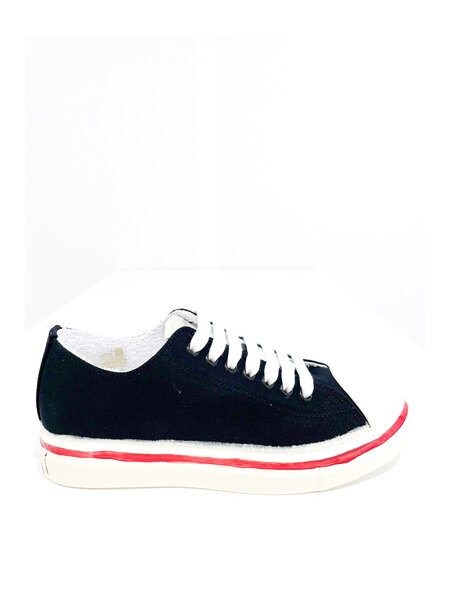 MARNI Marni trainers with cream white sole and red trim dark BLUE