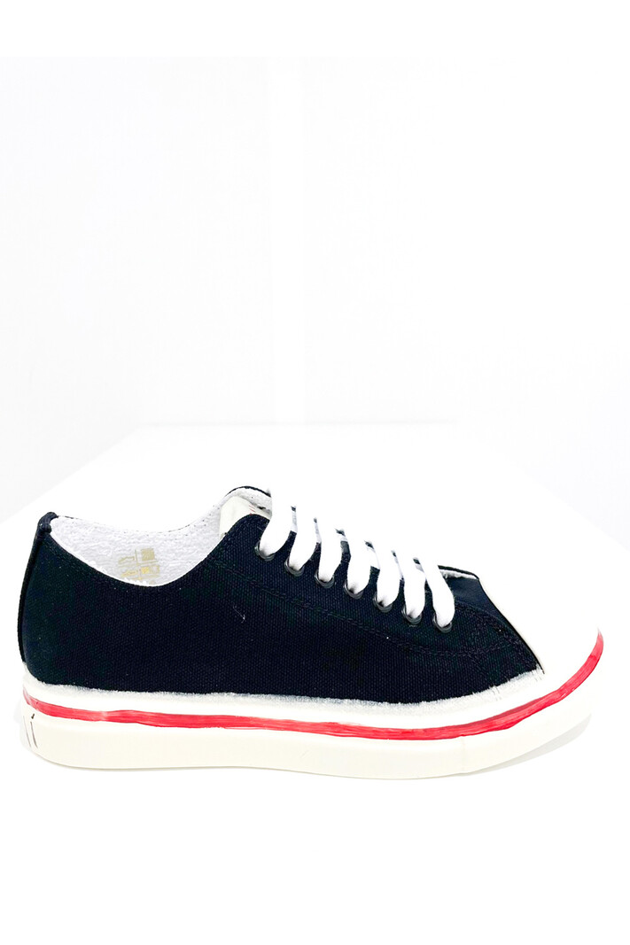 MARNI Marni trainers with cream white sole and red trim dark BLUE